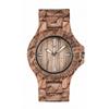 photo DATE WAVES NUT ROUGH Orologio in legno 2